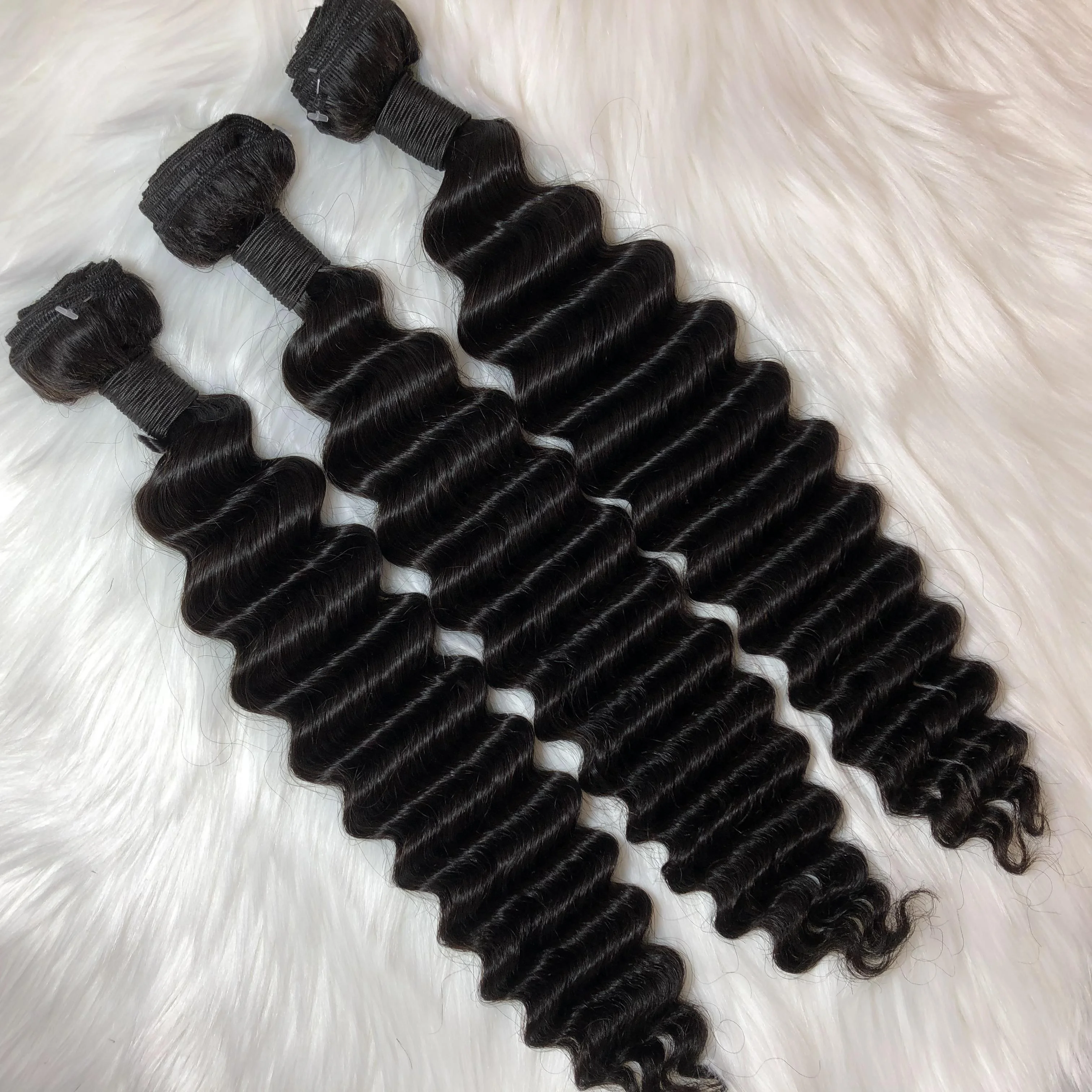 

Free shipping High Quality cuticle aligned raw Brazilian human deep body wave virgin hair, Natural color