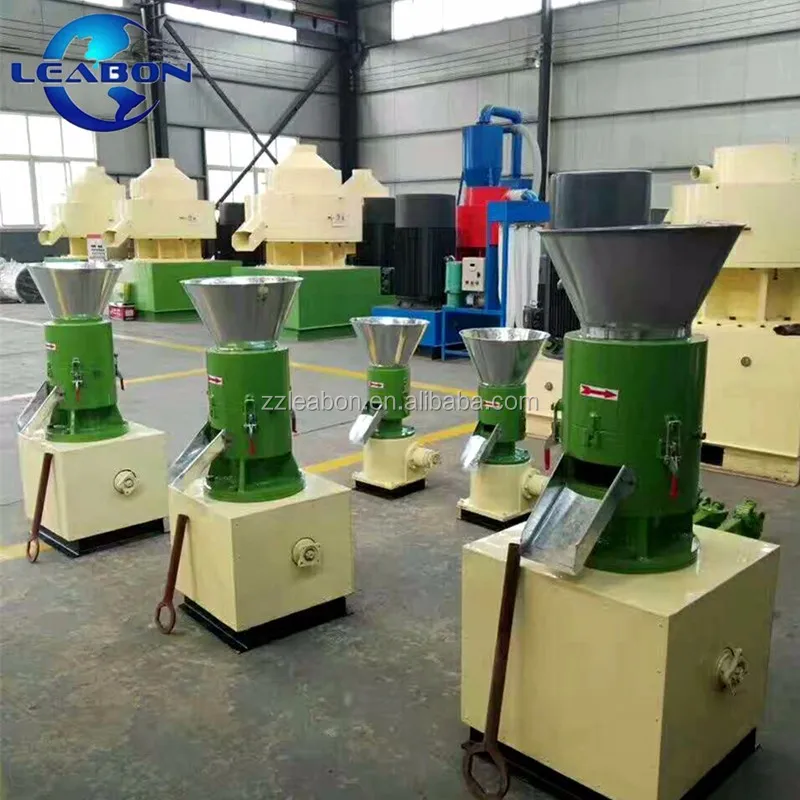 Leabon Portable Type Flat Die Pto Driven Wood/hay Pellet Mill For Sale