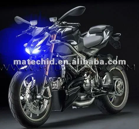 Wholesale 3 sides high lumen led headlight for motorcycle with high lumen and waterproof IP68