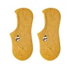 Embroidered cute animal boat socks women's pure cotton socks