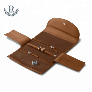 jewelry travel case leather