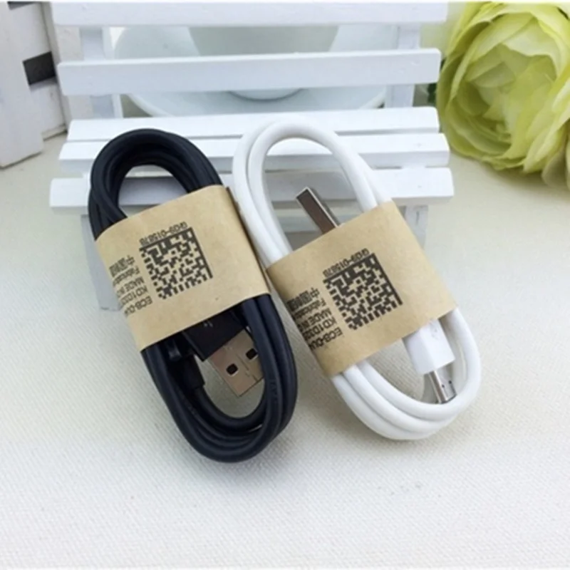 

1m sync usb data charging micro usb cell phone charger cable for samsung android phone, Black , white