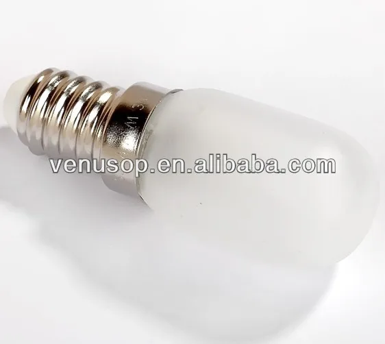 T26 1.5W 110V Frosted Fridge LED Bulb Light, E17 E12 E14 LED Lamp