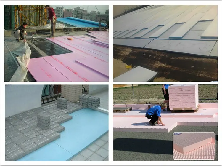
XPS Foam Board extruded polystyrene foam board Expressway as Construction Prevent Thaw Material 