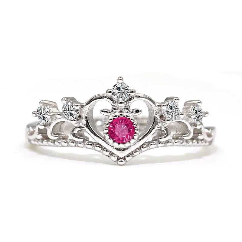 

2019 new design crown shape adjustable ring for women, As pictures