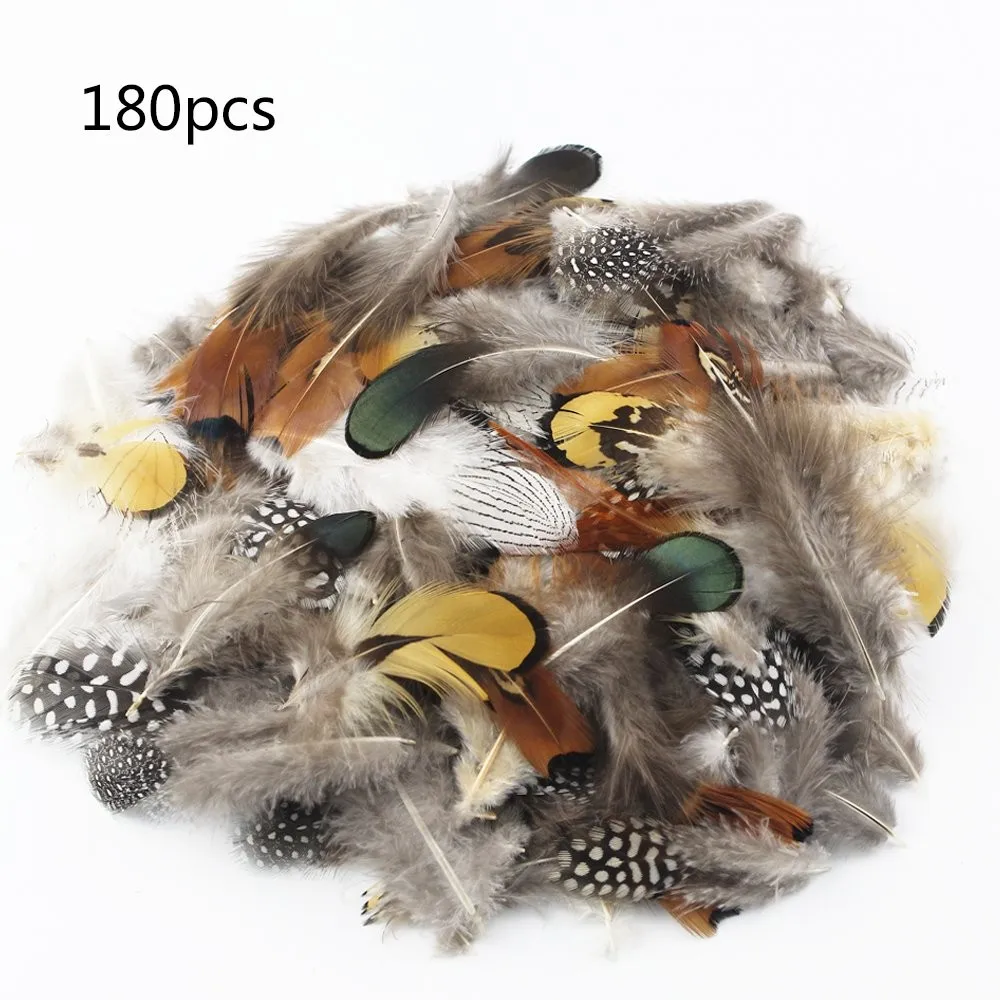 180pcs 6 Styled Feathers Assorted Mixed Feathers For Dream Catcher
