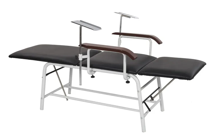 Hot sales stainless steel medical furniture blood donor chair in hospital examination table