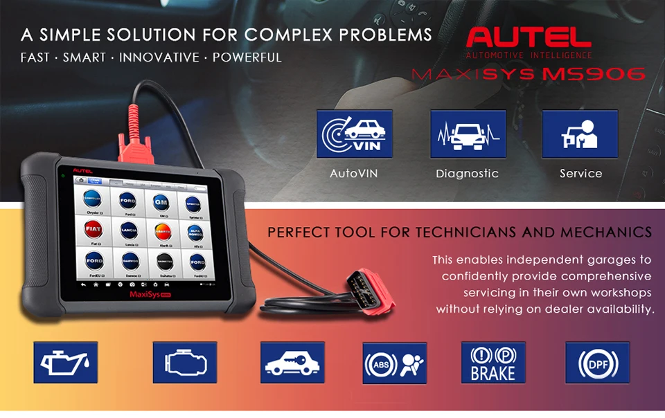 Autel Maxisys Ms906 Auto Diagnostic Scanner Ecu Coding Ms906bt Update