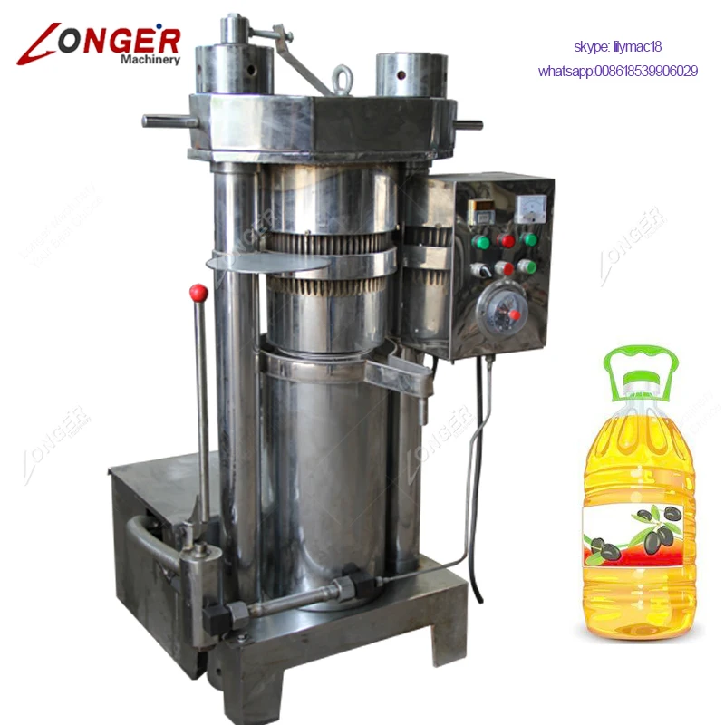 Automatic Hydraulic Pressure Mustard Oil Making Press Sesame Oil