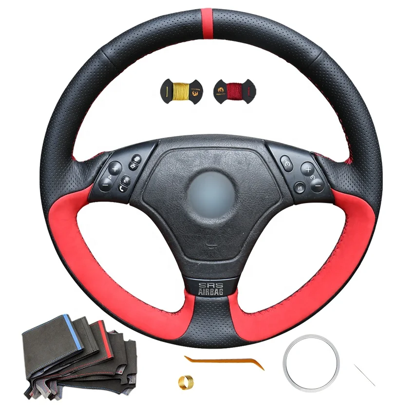 

Design Steering Wheel Cover Made From the Leather for BMW E36