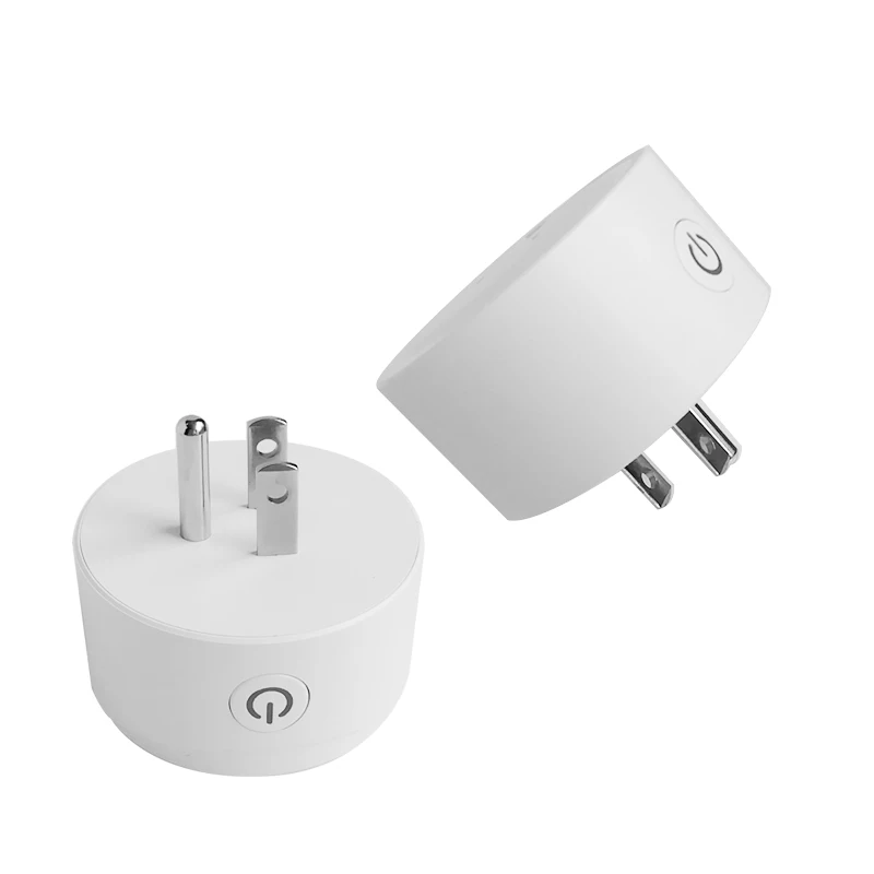 

Wifi smart plug support Google Home/Tuya with Mini design, White