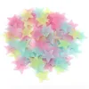 New 3cm/100pcs 4colors Luminous Fluorescent Star Stickers Home Decor Glow Wall Stickers