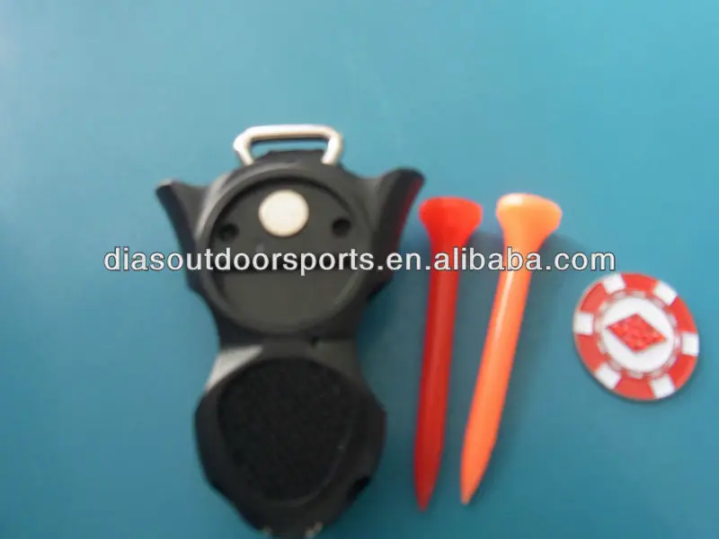 Multi Function 4 In 1 Golf Divot Tool Ball Marker Tee Holder Glove