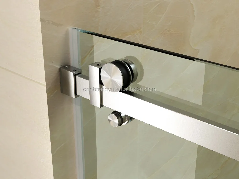 Frameless Sliding Shower Room Door Hardware Track Kit 4.9ft Buy