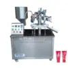 Automatic Ultrasonic Toothpaste Grease Cosmetic Tube Tail Packing Machinery Plastic Tube Filling and Sealing Machine