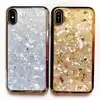 for iPhone 6 7 8 Plus X XS XR XS Max 3 Design Electroplate Pearl Flake Phone Case