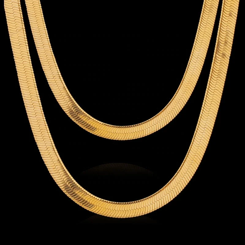 

Free shipping Street punk 18k gold-plated hippie chain necklace for men's accessories N1030107-60