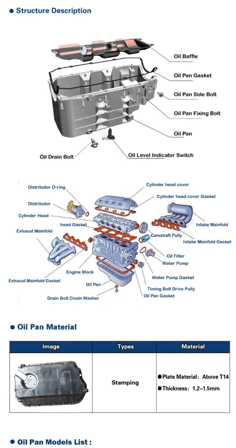Advanced Auto Oil Drain Pan 078103604aa For Audi 2.3/2.4/2.7/2.8/v6/v5