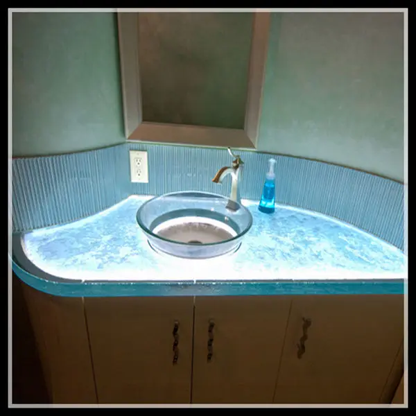 Textured One Piece Bathroom Sink And Countertop Buy One Piece