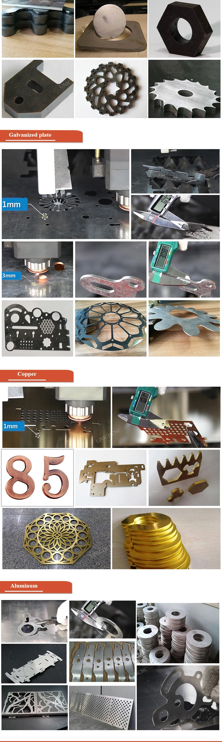 Jinan UNICHCNC 500 700 1.5KW 3KW metal round square tube and metal sheet cnc fiber laser cutting machine price