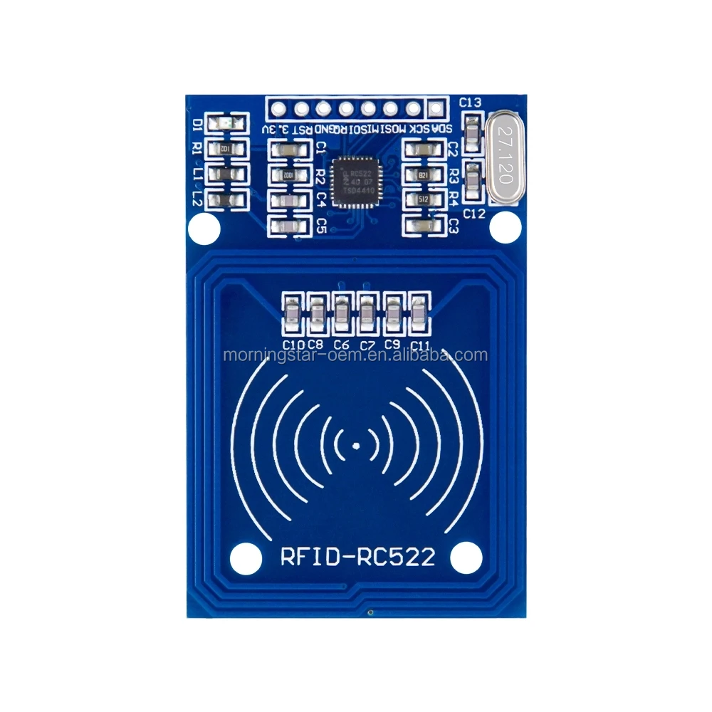 Free S50 Card Sensor RFID MFRC-522 Reader IC Card Induction Sensor Module 