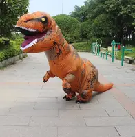 

Adult kids inflatable costume dinosaur suit animatronic T-rex Dinosaur halloween costume