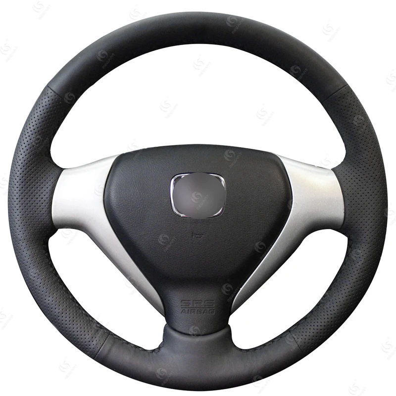 

Wholesale Custom Hand Sewing Leather Wrap Steering Wheel Covers for Honda City 2007-2008 Fit 2007-2008 Jazz 2007-2008