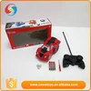 Best gift for boy blue and red plastic transform robot powerful rc car