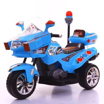 battery operated police motorcycle