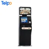 floor-stand android ticket printer touch screen pos kiosk with NFC/RFID card reader