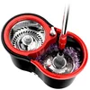 magic spin mop 360 with microfiber mop head refill and stainless twisted pole