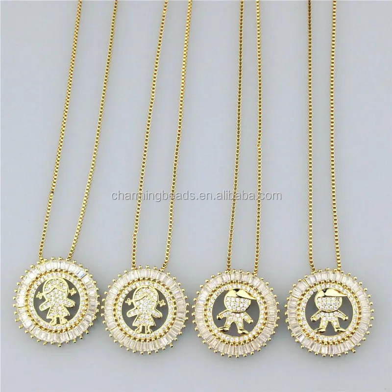 Chlhn0544 Religion Charm Necklace Plated Catholic Benedict Exorcist