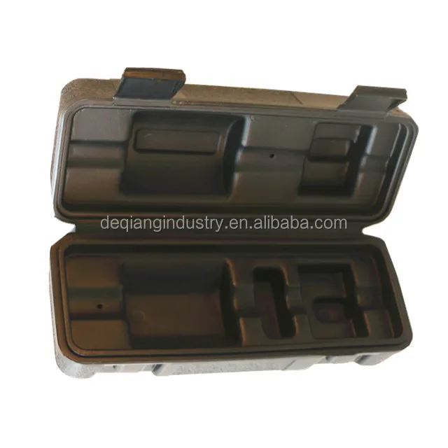 Plastic hard tool box with handle for machine tool accessories lathe live center package