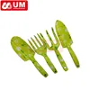 Personalized floral printed 4 piece mini hand digging tools gardening