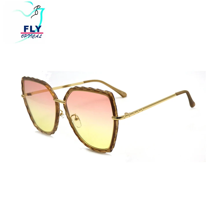 

2019 Hot Selling Colorful Polygon Vintage Traveling Sunglasses