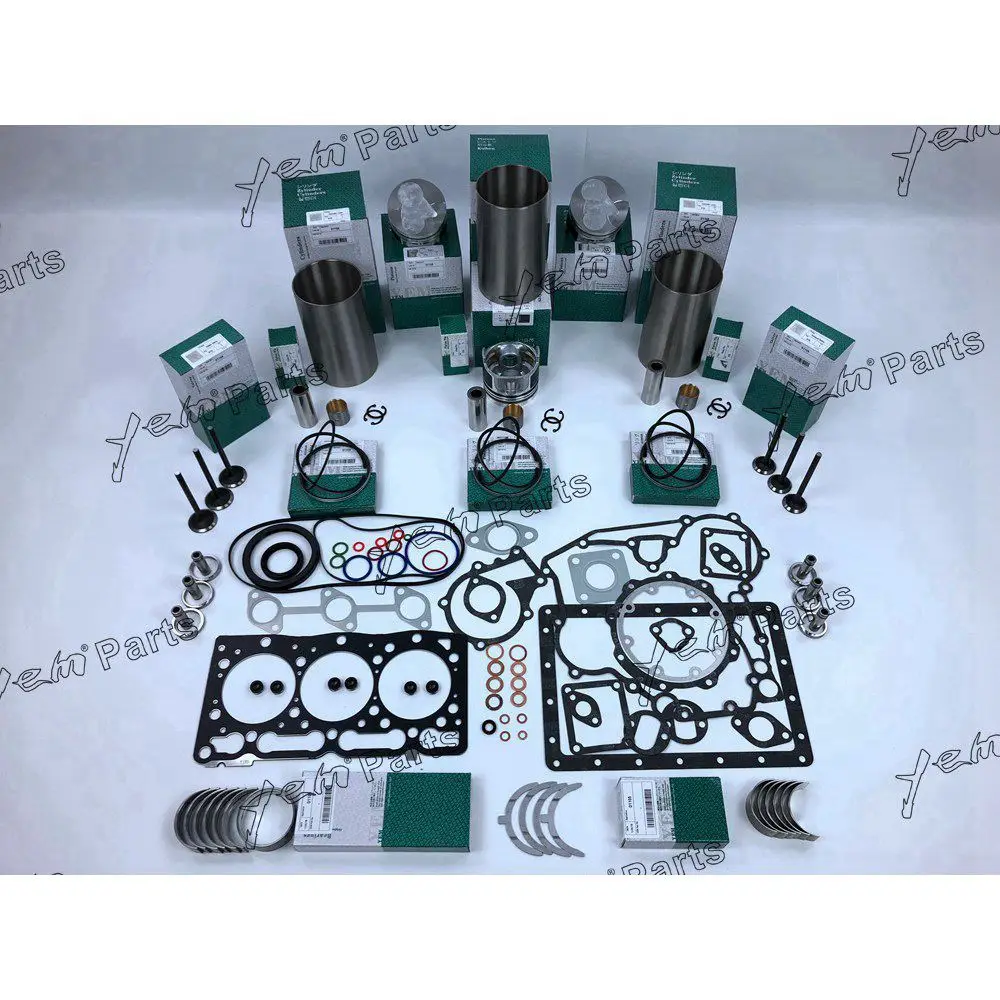 D1105 Engine Rebuild Kit With Gasket Kit Engine Valves Bearings Set For