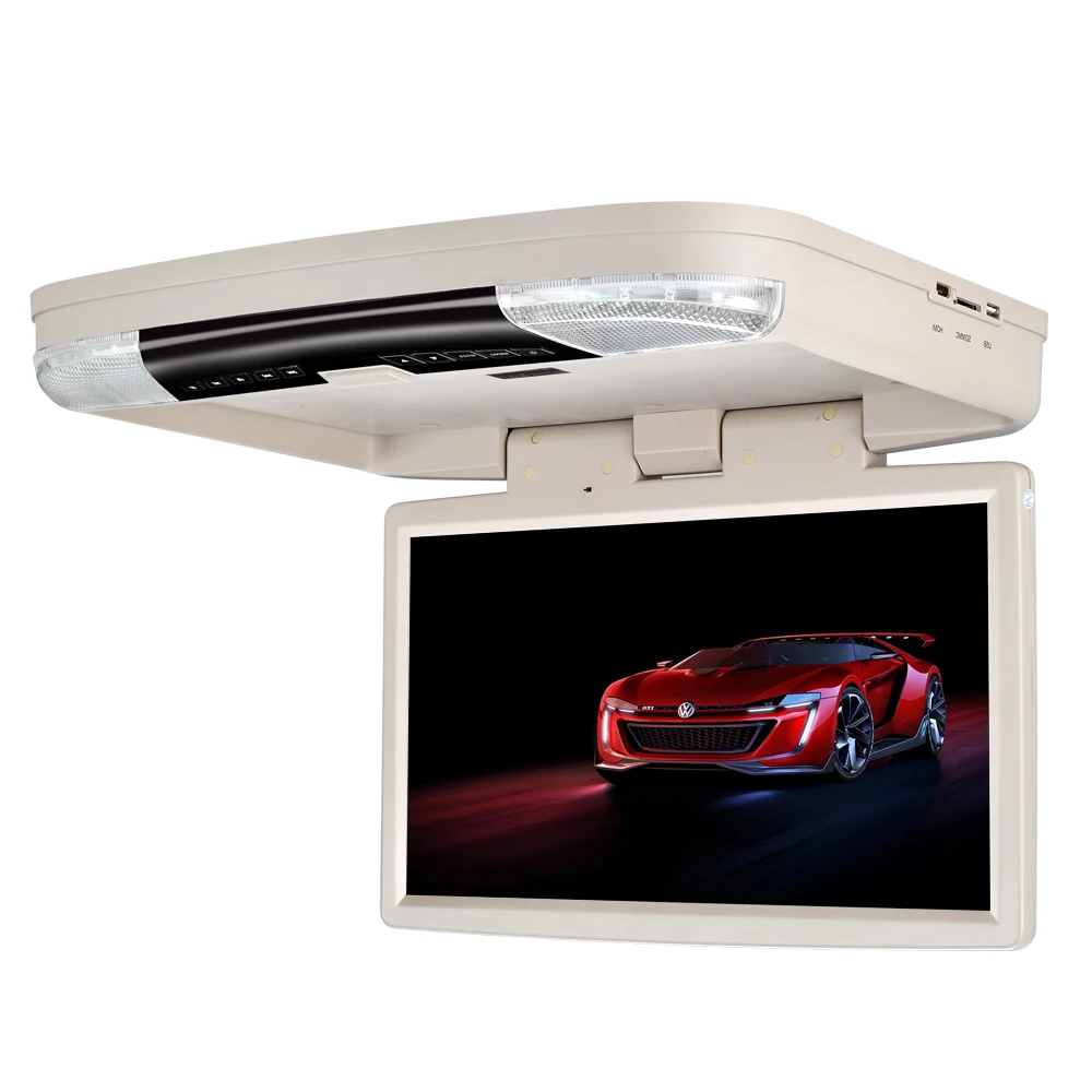 15 6inch Car Mounted Dvd Player With Av Input Top Roof Car Lcd