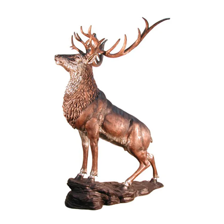 Garden Decoration Life Size Brass Elk Sculpture Buy Elk Statue,Life