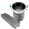 20W 30W Recessed LED Downlight Square Tiltable Low Glare Mirror Black Reflector Modular Hotel Down light