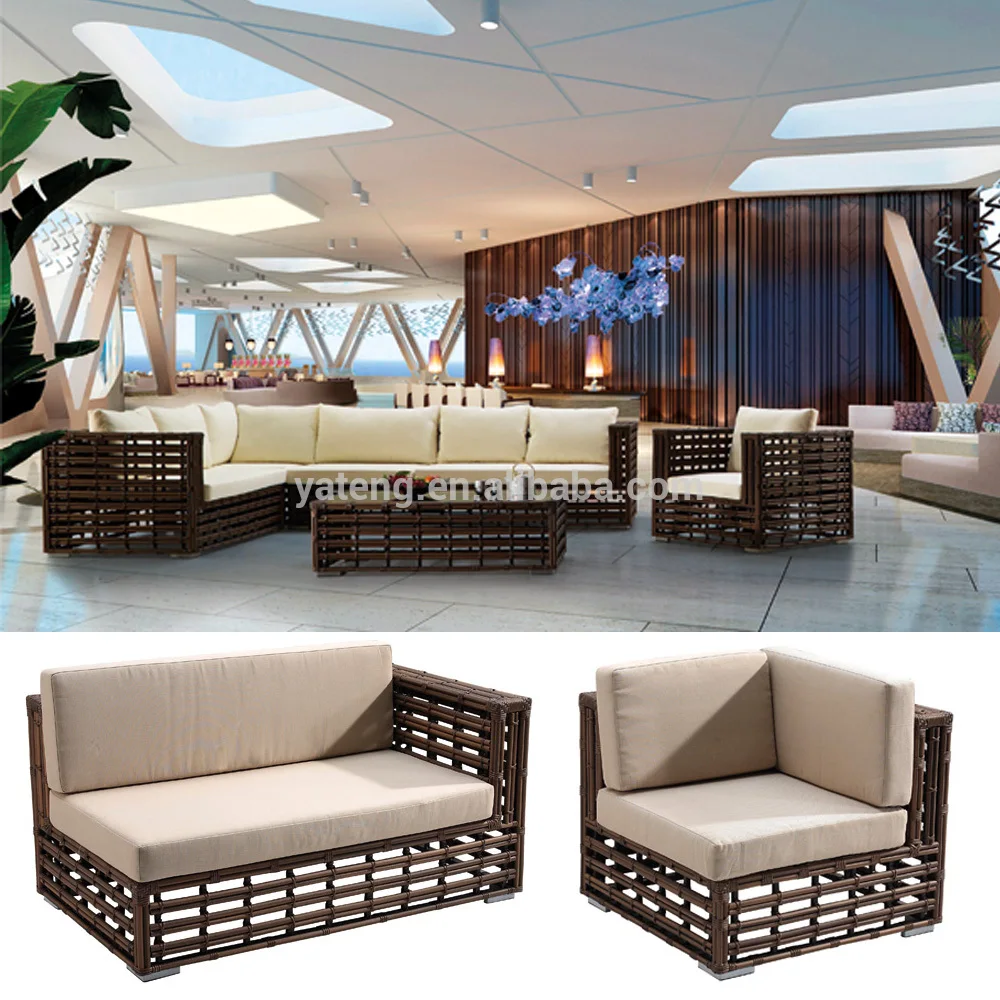 Modern Lobby Sofa Design Pe Rattan Hotel View Sofa Design Pe Rattan Hotel Lobby