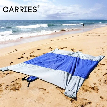 Outdoor Parachute Waterproof Sand Free Weighted Beach Blanket - Buy