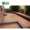 New design Solid WPC decking Hard wearing Co-Extrusion composite deck.