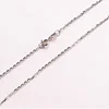 925 Italian Silver Chain necklace Press flat cross chain 45cm long