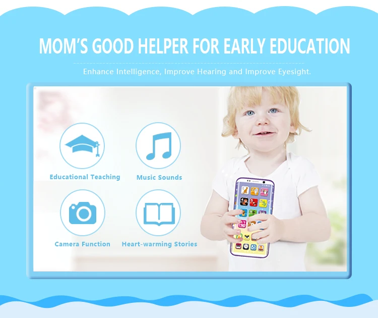 Cheap USB charging talking phone kids educational toy