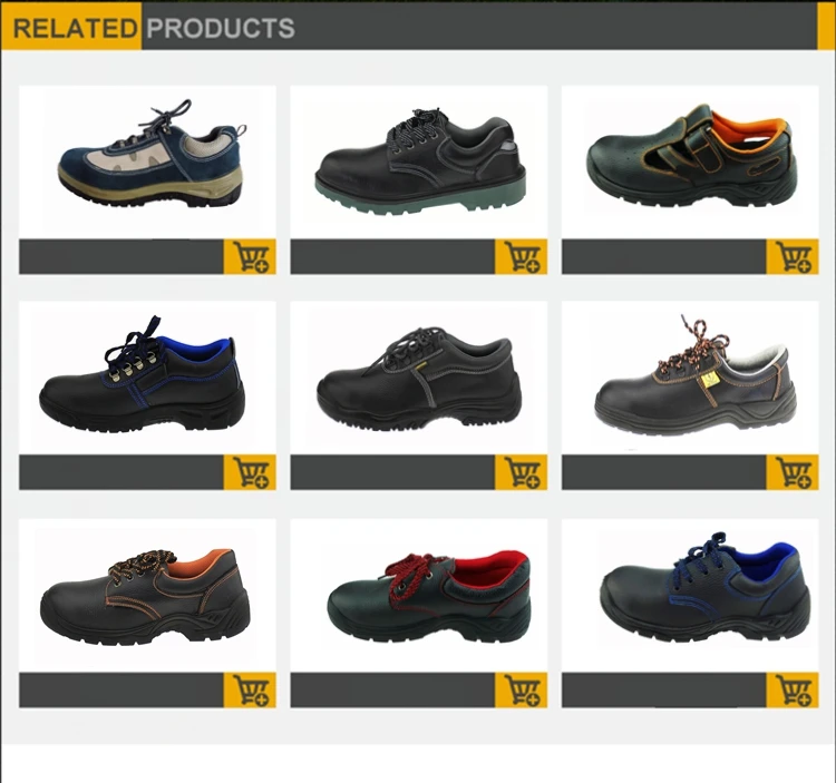 Yellow Color Suede Leather Steel Toe Brand Safety Shoes For Labor Buy