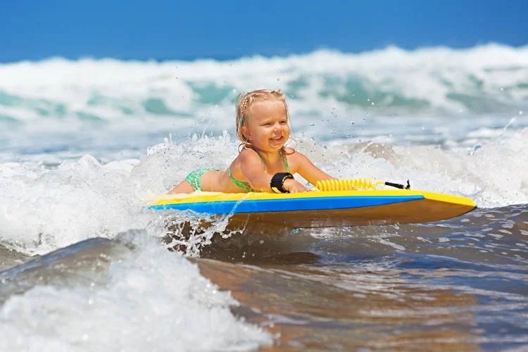 Фото маленьких девочек на море Güçlü Tpu Bilek Tasma Ve Yapılmış Ile Hdpe Slick Alt Yeşil Bodyboards Köpük Surf