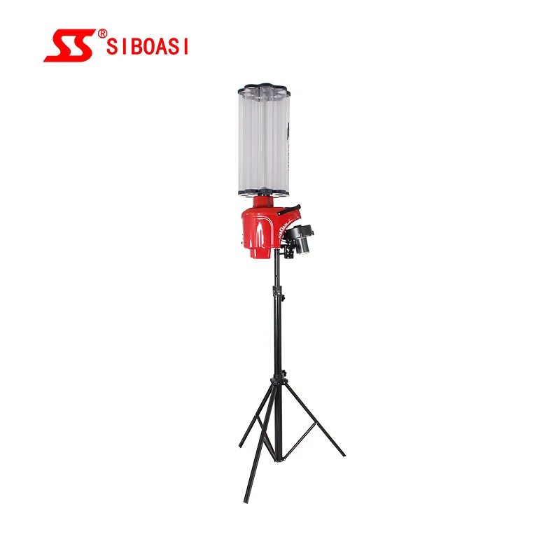 

Cheapest badminton shuttlecock machine feeder badminton shooting machine SIBOASI H3, Red