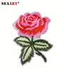 Small Imitate Handmade Red Pink Embroidery Patches