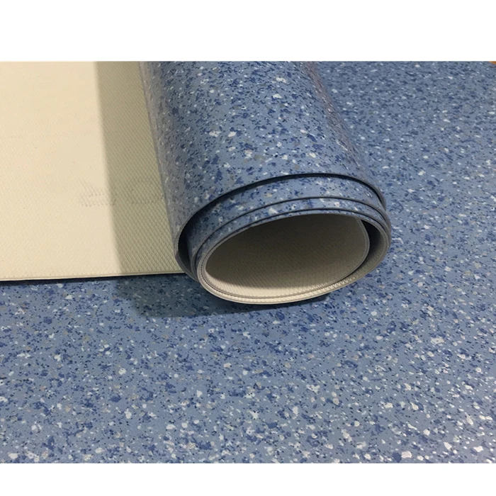 Heterogeneous Sheet High Grade 2mm Cheap Uv Coating Vinyl Flooring Roll