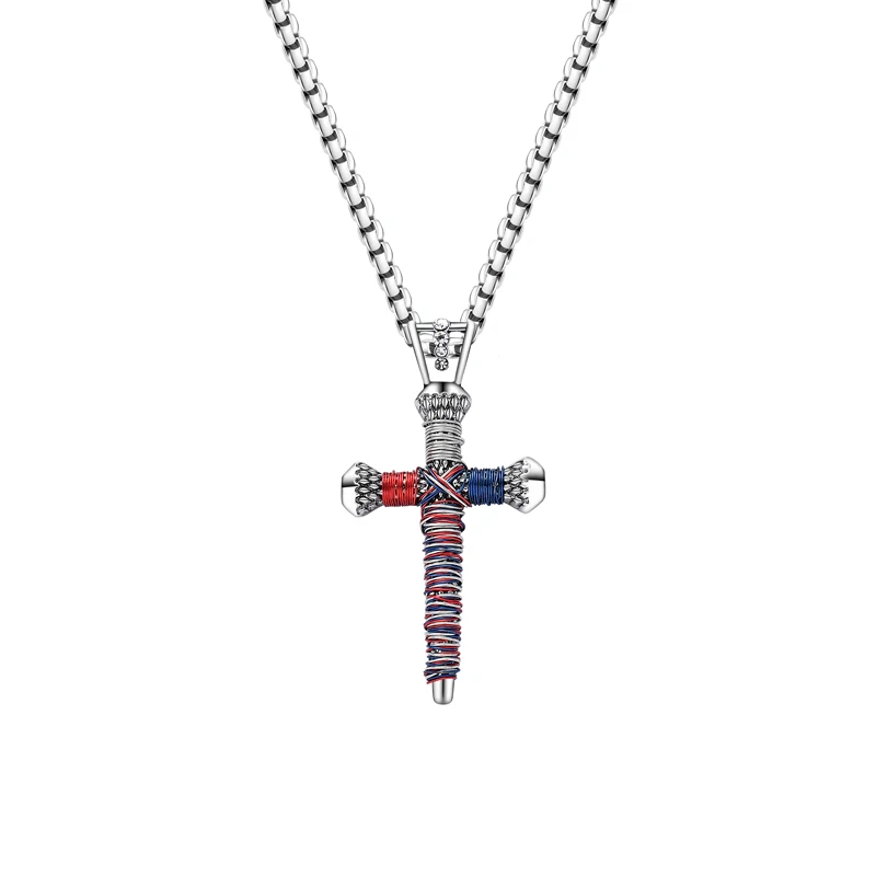 stainless steel chain jewelrychristian jesus cross pendant necklace